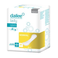 Прокладки DAILEE LADY PREMIUM SLIM NORMAL, 28 шт. цена и информация | Подгузники, прокладки, одноразовые пеленки для взрослых | kaup24.ee