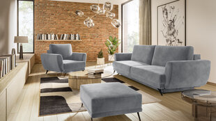 Комплект мягкой мебели из 3-х частей Eltap Megis, серый цвет цена и информация | Комплекты мягкой мебели | kaup24.ee