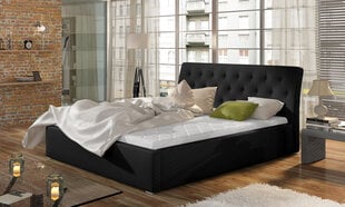 Кровать Eltap Milano, 200x200 см, черный цвет цена и информация | Кровати | kaup24.ee