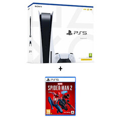 PlayStation 5 Blu-Ray + Spider-man 2 PS5 цена и информация | Игровые приставки | kaup24.ee