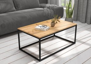 Журнальный столик ADRK Furniture Narisa 100х60 см, коричневый/черный цвет цена и информация | Журнальные столики | kaup24.ee