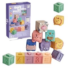 Кубики Монтессори, 6-12 месяцев цена и информация | Игрушки для малышей | kaup24.ee