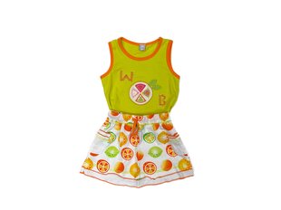Komplekt WillB 2in1, roheline/valge цена и информация | Комплекты одежды для новорожденных | kaup24.ee