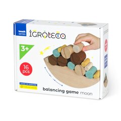 Деревянная балансировочная игра Луна Igroteco IG0422, 16 дет. цена и информация | Развивающие игрушки | kaup24.ee