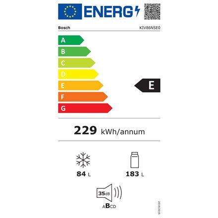 Bosch Kiv86Nse0 цена и информация | Külmkapid | kaup24.ee