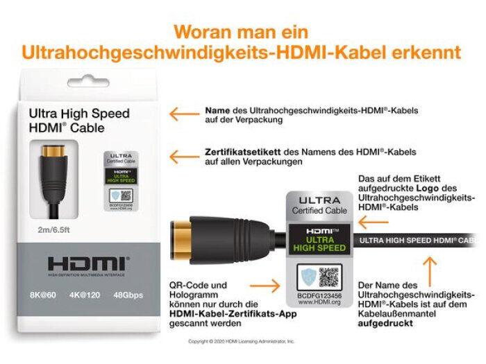 Kaabel Inakustik HDMI 2.1 with Ethernet, 3.0 m hind ja info | Kaablid ja juhtmed | kaup24.ee