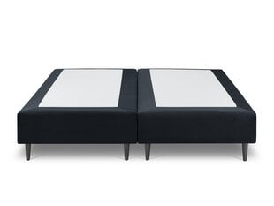 Кровать Micadoni Home Whale, 200x200x34 см, черный цвет цена и информация | Кровати | kaup24.ee