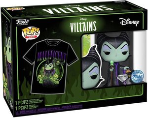 Фигурка Funko POP! Disney Villains Maleficent + T-shirt Exclusive цена и информация | Атрибутика для игроков | kaup24.ee