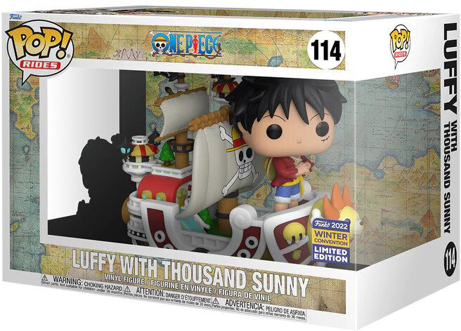 Funko POP! One Piece Luffy With Thousand Sunny Exclusive 6inch цена и информация | Fännitooted mänguritele | kaup24.ee