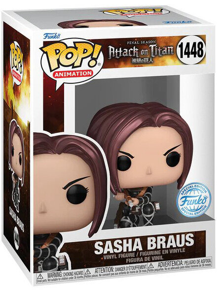 Funko POP! Attack On Titan Sasha Braus Exclusive hind ja info | Fännitooted mänguritele | kaup24.ee