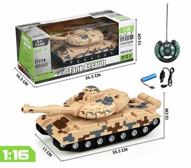 Kaugjuhitav RC tank цена и информация | Игрушки для мальчиков | kaup24.ee