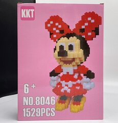 3D konstruktor miniklotsidest "Minnie Mouse", 1529 elementi цена и информация | Конструкторы и кубики | kaup24.ee