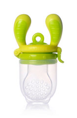 KidsMe обучающее устройство для кормления ребенка Food Feeder Lime, 6 мес+, большое цена и информация | Детская посуда, контейнеры для молока и еды | kaup24.ee