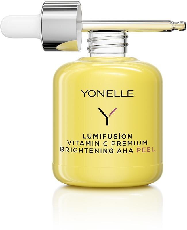 Kooriv näoseerum C-vitamiiniga Yonelle Lumifusion Vitamin C Premium Brightening AHA Peel, 50 ml hind ja info | Näoõlid, seerumid | kaup24.ee