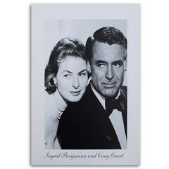 Seinapilt Ingrid Bergman ja Cary Grant hind ja info | Seinapildid | kaup24.ee