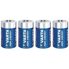 Varta High Energy D Alkaline LR20/1.5V (4 шт.) цена и информация | Батерейки | kaup24.ee