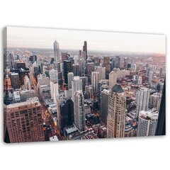 Seinapilt Pilvelõhkujad Chicagos цена и информация | Картины, живопись | kaup24.ee