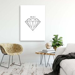 Seinapilt Joonistatud teemant цена и информация | Репродукции, картины | kaup24.ee
