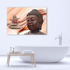 Seinapilt Buddha pea ja kivid цена и информация | Картины, живопись | kaup24.ee