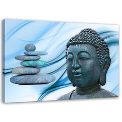 Seinapilt Buddha pea ja kivid цена и информация | Репродукции, картины | kaup24.ee