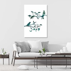 Печать холста, птицы на ветвях 39,99 цена и информация | Картины, живопись | kaup24.ee