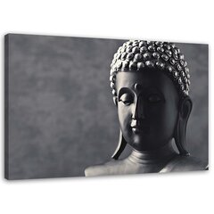 Печать холста, Будда на сером фоне 39,99 цена и информация | Репродукции, картины | kaup24.ee