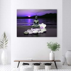 Seinapilt Buddha kividel цена и информация | Картины, живопись | kaup24.ee