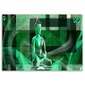 Seinapilt Buddha geomeetrilisel taustal hind ja info | Seinapildid | kaup24.ee