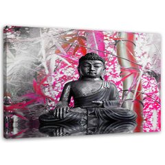 Seinapilt Buddha ja bambus цена и информация | Репродукции, картины | kaup24.ee