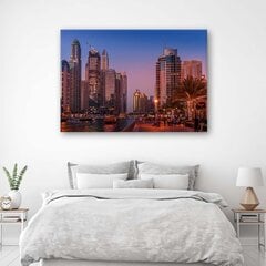 Seinapilt Dubai õhtul цена и информация | Картины, живопись | kaup24.ee