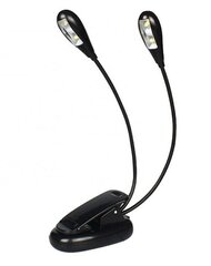 Topelt Led-Lamp, klambriga hind ja info | Laualambid | kaup24.ee