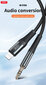 Xo cable audio NB-R193A jack 3,5mm - Lightning 1,0 m black hind ja info | Kaablid ja juhtmed | kaup24.ee