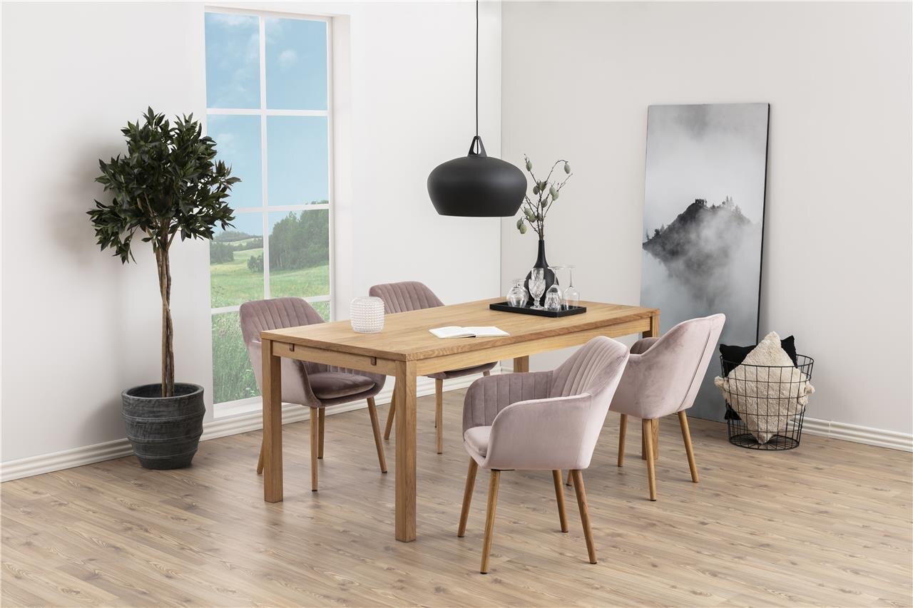 Tool Emilia, heleroosa hind ja info | Söögilaua toolid, köögitoolid | kaup24.ee