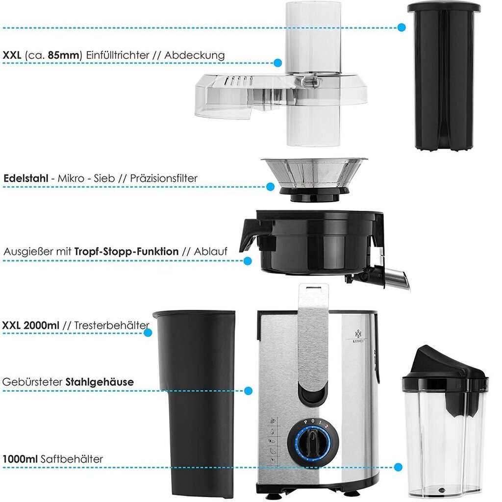 Kesser 1100 W hind ja info | Mahlapressid | kaup24.ee