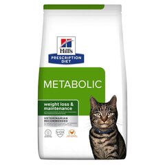 Hill's Prescription Diet Feline Metabolic koos kanaga, 3 kg hind ja info | Kuivtoit kassidele | kaup24.ee