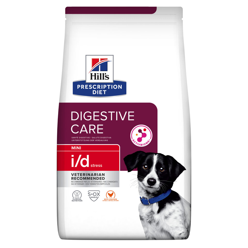 Hill's Prescription Diet I/D Stress Mini Digestive Care täiskasvanud väikest tõugu koertele, 3 kg hind ja info | Kuivtoit koertele | kaup24.ee