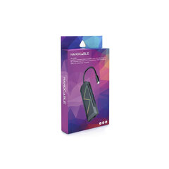 USB-jaotur Nanocable 10.16.0801 hind ja info | USB jagajad, adapterid | kaup24.ee
