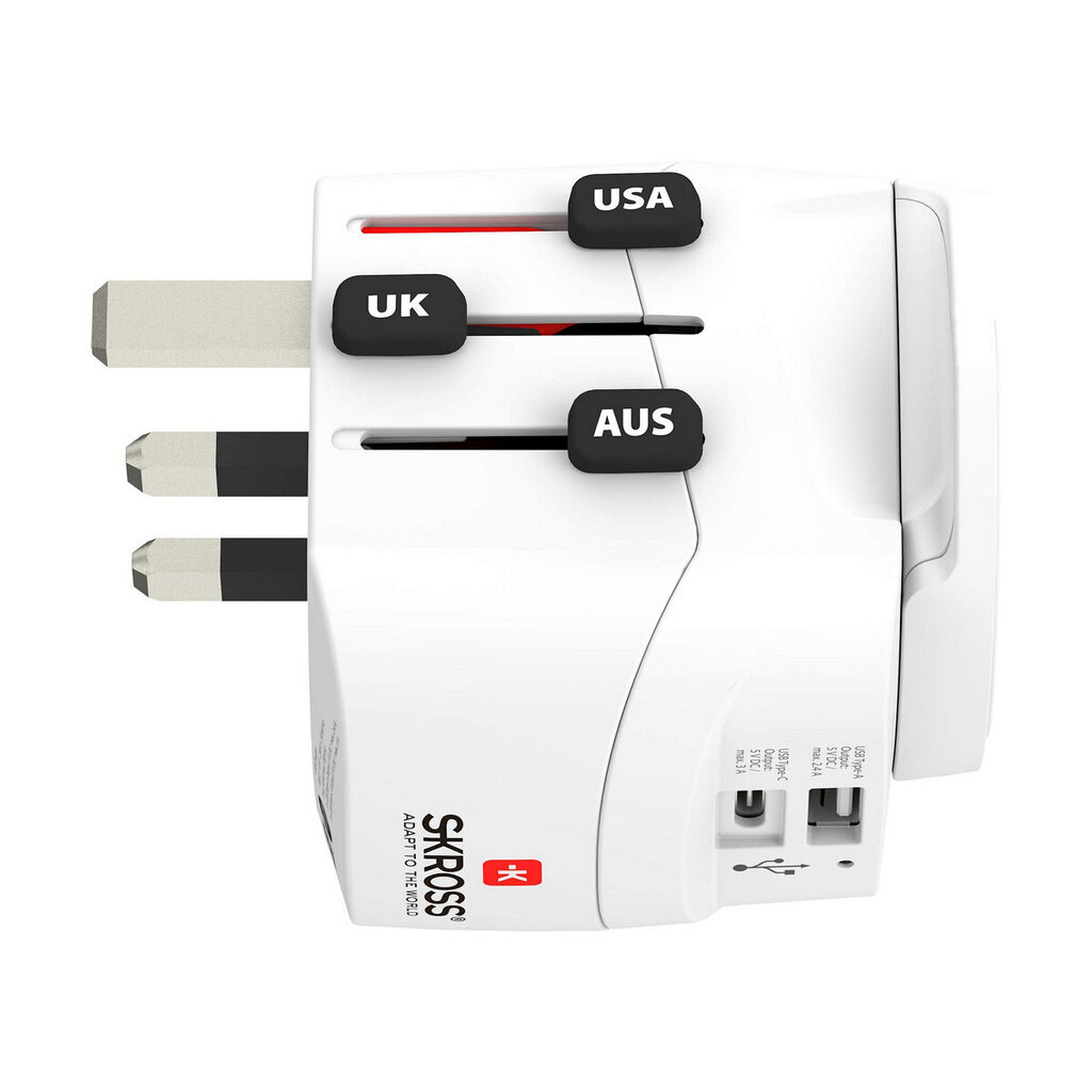 Universaalne reisi toiteadapter Skross 1302472 цена и информация | USB jagajad, adapterid | kaup24.ee