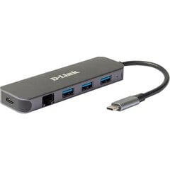 Докстанция D-Link DUB-2334 Серый цена и информация | Адаптеры и USB-hub | kaup24.ee