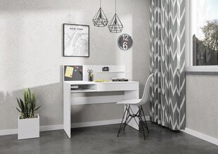 Laud Belsi, 110 x 50 x 103 cm, valge цена и информация | Компьютерные, письменные столы | kaup24.ee