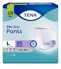 TENA Pants Maxi L 10p цена и информация | Подгузники, прокладки, одноразовые пеленки для взрослых | kaup24.ee