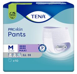 TENA Pants Maxi M 10p цена и информация | Подгузники, прокладки, одноразовые пеленки для взрослых | kaup24.ee