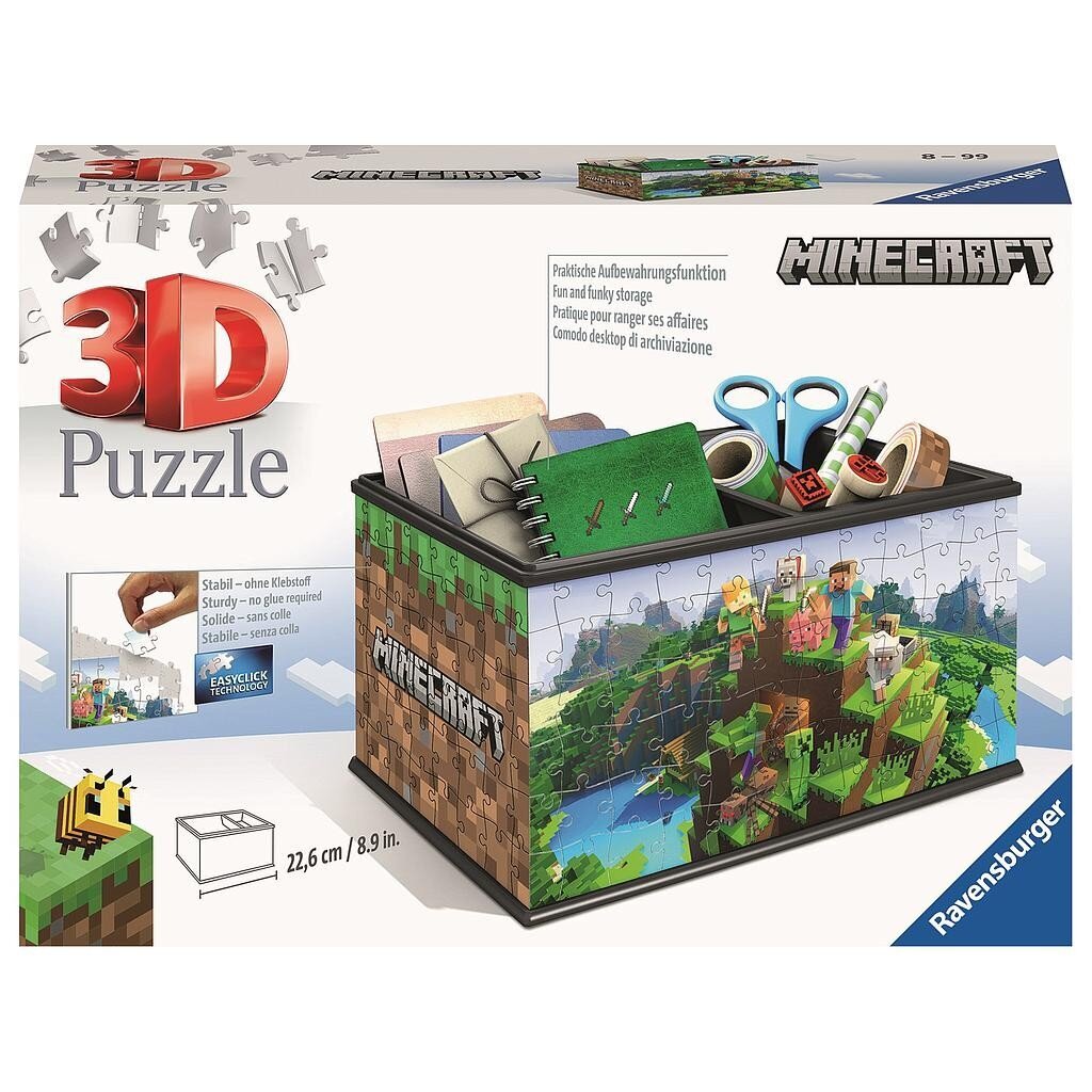 3D pusle hoiukarp Ravensburger Minecraft hind ja info | Pusled | kaup24.ee