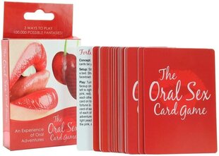 Mäng The Oral Sex Card game цена и информация | Сувениры, подарки для взрослых | kaup24.ee