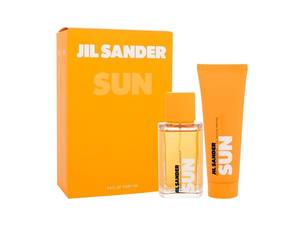 Komplekt naistele: Jil Sander Sun parfüümvesi, 75ml + dušigeel, 75 ml hind ja info | Naiste parfüümid | kaup24.ee