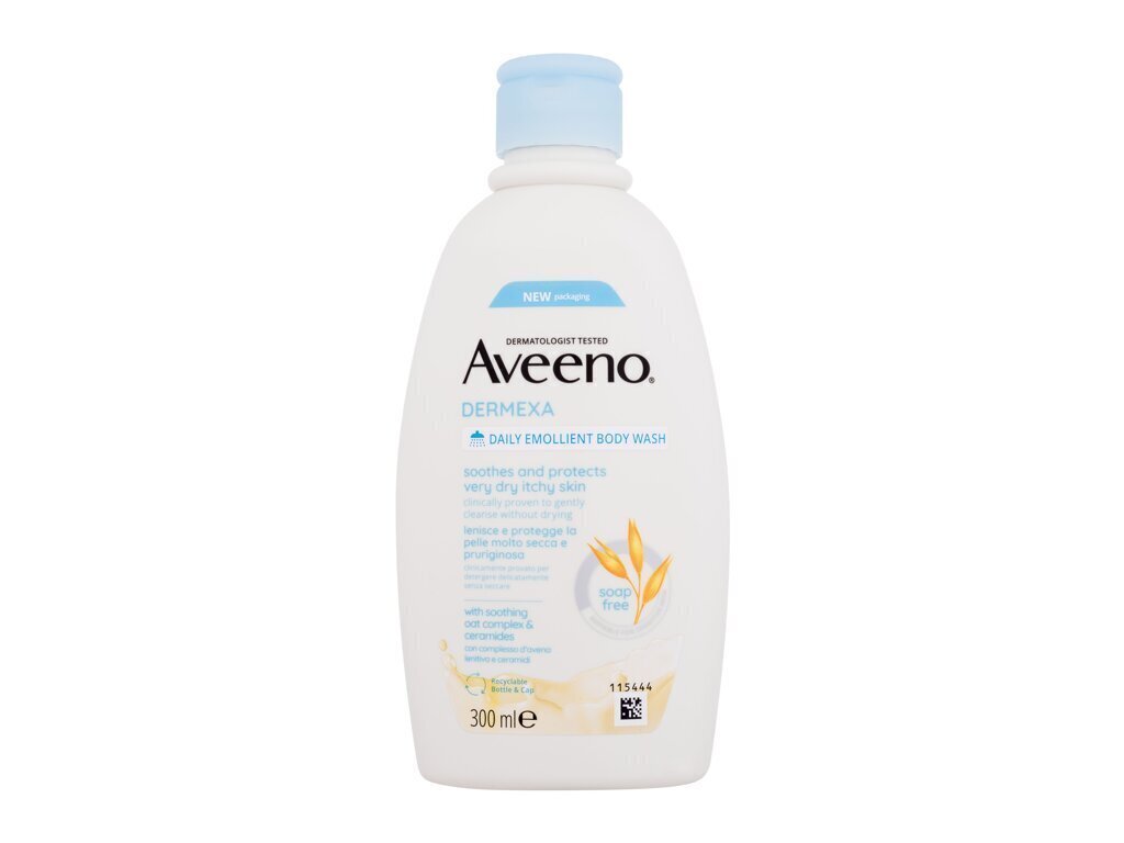 Aveeno Dermexa näo- ja kehapesuvahend, 300 ml цена и информация | Näopuhastusvahendid | kaup24.ee