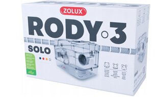 Клетка для грызунов Zolux Rody3 Solo, 41x27x28 см, белая цена и информация | Переноски, сумки | kaup24.ee