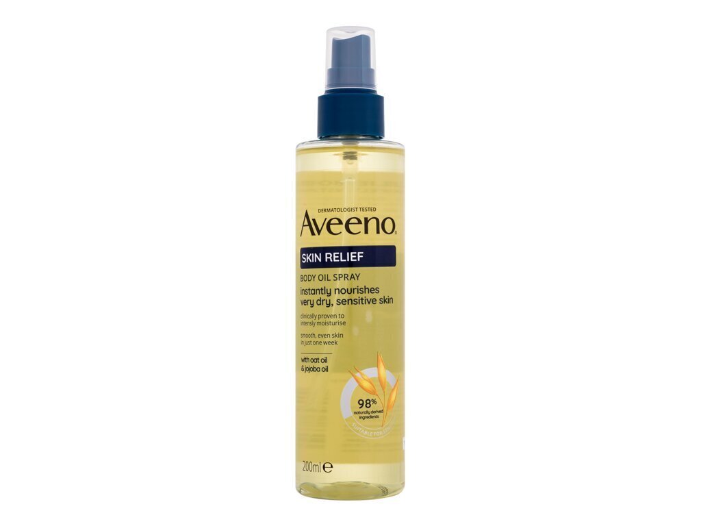 Kehaõli Aveeno Skin Relief, 200 ml цена и информация | Kehakreemid, losjoonid | kaup24.ee