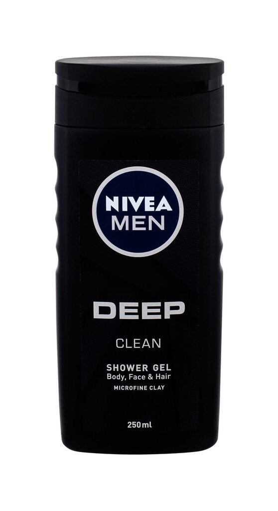 Dušigeel meestele Nivea Men Deep 250 ml цена и информация | Dušigeelid, õlid | kaup24.ee