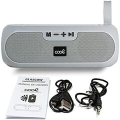 Портативный Bluetooth-динамик Cool Glasgow Серый цена и информация | Аудио колонки | kaup24.ee